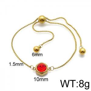 Stainless Steel Gold-plating Bracelet - KB139333-Z