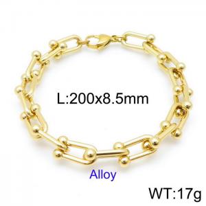 Alloy & Iron Bracelet - KB139335-Z