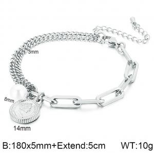 Stainless Steel Bracelet(women) - KB139516-Z