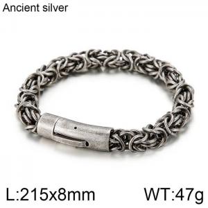 Stainless Steel Bracelet(Men) - KB139642-KFC