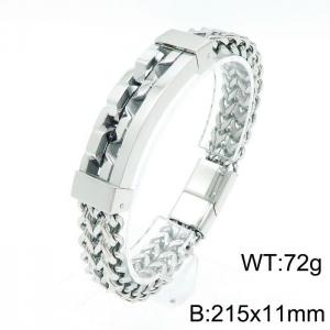 Stainless Steel Bracelet(Men) - KB139743-KFC