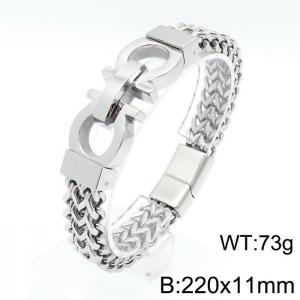 Stainless Steel Bracelet(Men) - KB139745-KFC