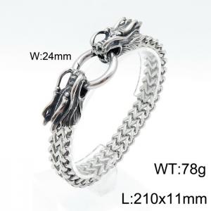 Stainless Steel Bracelet(Men) - KB139890-KJX