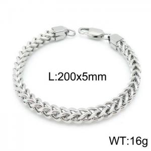 Stainless Steel Bracelet(Men) - KB139961-K