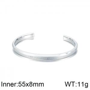 Stainless Steel Bangle - KB140222-K