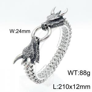 Stainless Steel Bracelet(Men) - KB140349-KJX