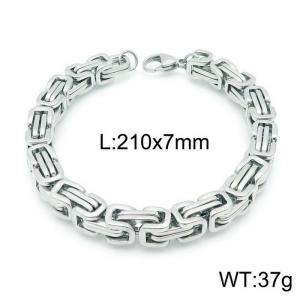 Stainless Steel Bracelet(Men) - KB142663-Z
