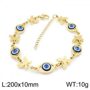 Stainless Steel Gold-plating Bracelet - KB142832-JG