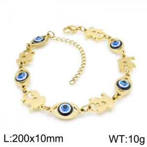 Stainless Steel Gold-plating Bracelet - KB142834-JG