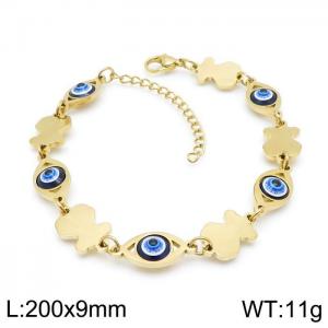 Stainless Steel Gold-plating Bracelet - KB142835-JG