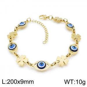 Stainless Steel Gold-plating Bracelet - KB142838-JG