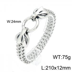 Stainless Steel Bracelet(Men) - KB143168-KJX