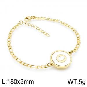 Stainless Steel Gold-plating Bracelet - KB143209-LB