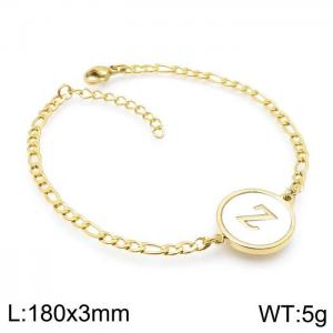 Stainless Steel Gold-plating Bracelet - KB143210-LB