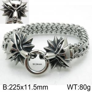 Stainless Steel Bracelet(Men) - KB143385-KJX