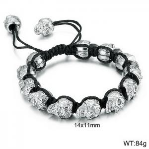 Stainless Skull Bracelet - KB143395-Z