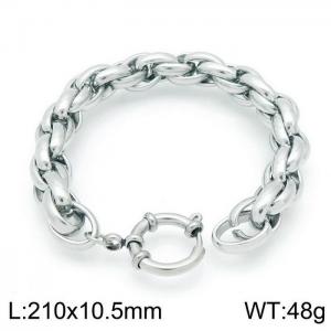 Stainless Steel Bracelet(Men) - KB143412-Z