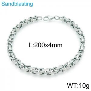 Stainless Steel Bracelet(Men) - KB143413-Z