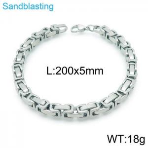 Stainless Steel Bracelet(Men) - KB143414-Z