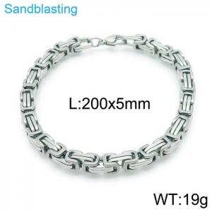 Stainless Steel Bracelet(Men) - KB143415-Z