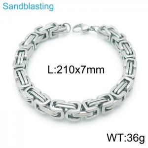Stainless Steel Bracelet(Men) - KB143418-Z