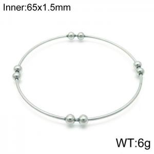 Stainless Steel Bangle - KB143437-Z