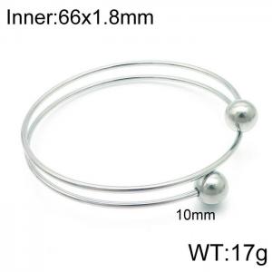 Stainless Steel Bangle - KB143450-Z