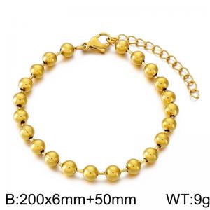 Stainless Steel Gold-plating Bracelet - KB143569-Z