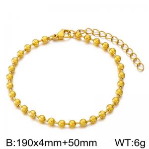 Stainless Steel Gold-plating Bracelet - KB143571-Z