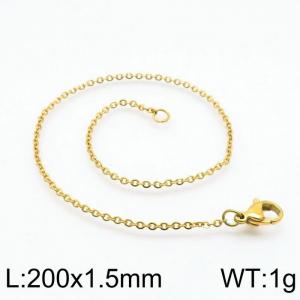 Stainless Steel Gold-plating Bracelet - KB143583-Z