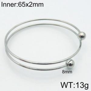 Stainless Steel Bangle - KB143586-Z