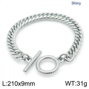 Stainless Steel Bracelet(Men) - KB143867-Z