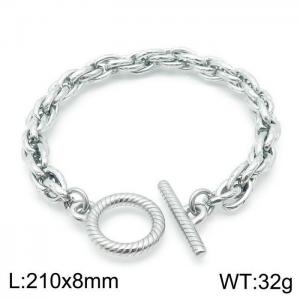 Stainless Steel Bracelet(Men) - KB143871-Z