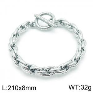 Stainless Steel Bracelet(Men) - KB143875-Z