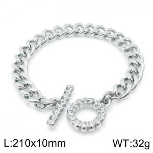 Stainless Steel Bracelet(Men) - KB143878-Z