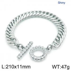 Stainless Steel Bracelet(Men) - KB143882-Z