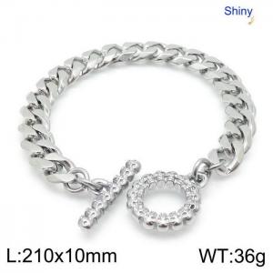 Stainless Steel Bracelet(Men) - KB143884-Z