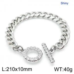 Stainless Steel Bracelet(Men) - KB143888-Z