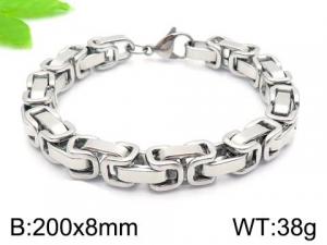 Stainless Steel Bracelet(Men) - KB143921-Z