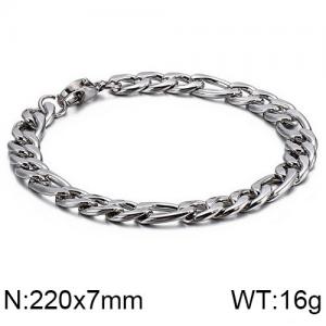 Stainless Steel Bracelet(Men) - KB144363-Z