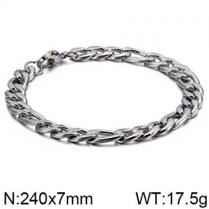 Stainless Steel Bracelet(Men) - KB144364-Z