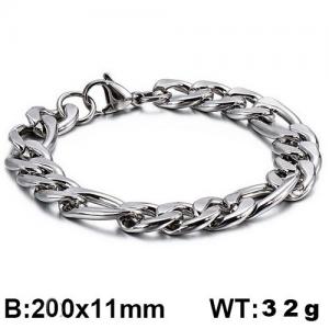 Stainless Steel Bracelet(Men) - KB144367-Z