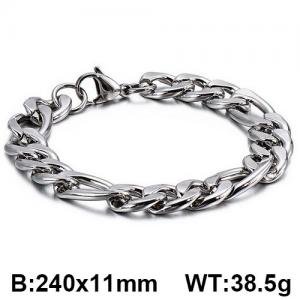 Stainless Steel Bracelet(Men) - KB144368-Z