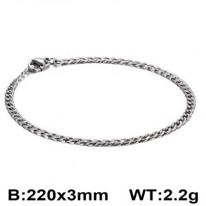 Stainless Steel Bracelet(Men) - KB144371-Z