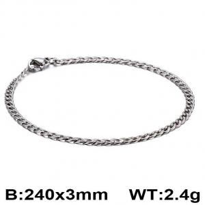 Stainless Steel Bracelet(Men) - KB144372-Z