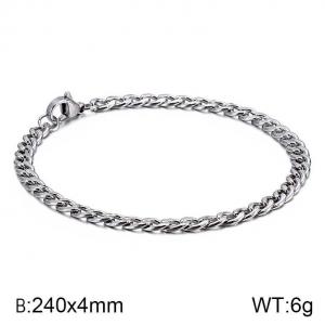 Stainless Steel Bracelet(Men) - KB144376-Z