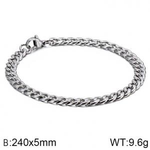 Stainless Steel Bracelet(Men) - KB144380-Z
