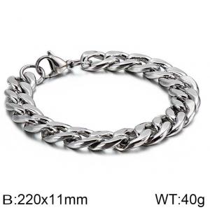 Stainless Steel Bracelet(Men) - KB144395-Z