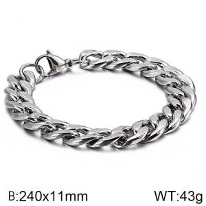 Stainless Steel Bracelet(Men) - KB144396-Z