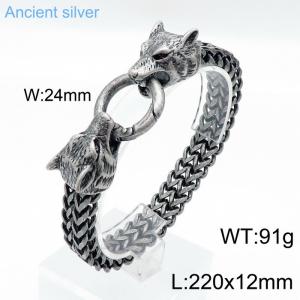 Stainless Steel Bracelet(Men) - KB144417-KFC